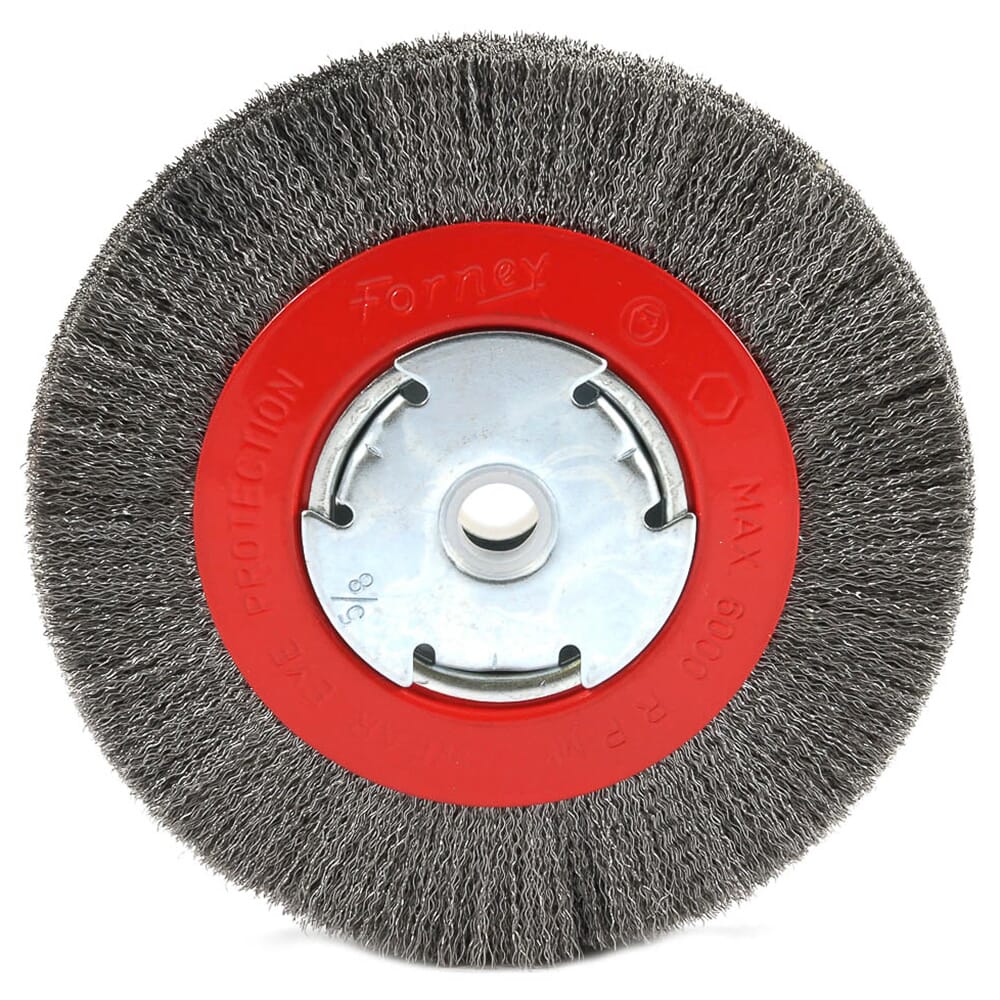 72751 Wire Wheel, Crimped, 6 in x